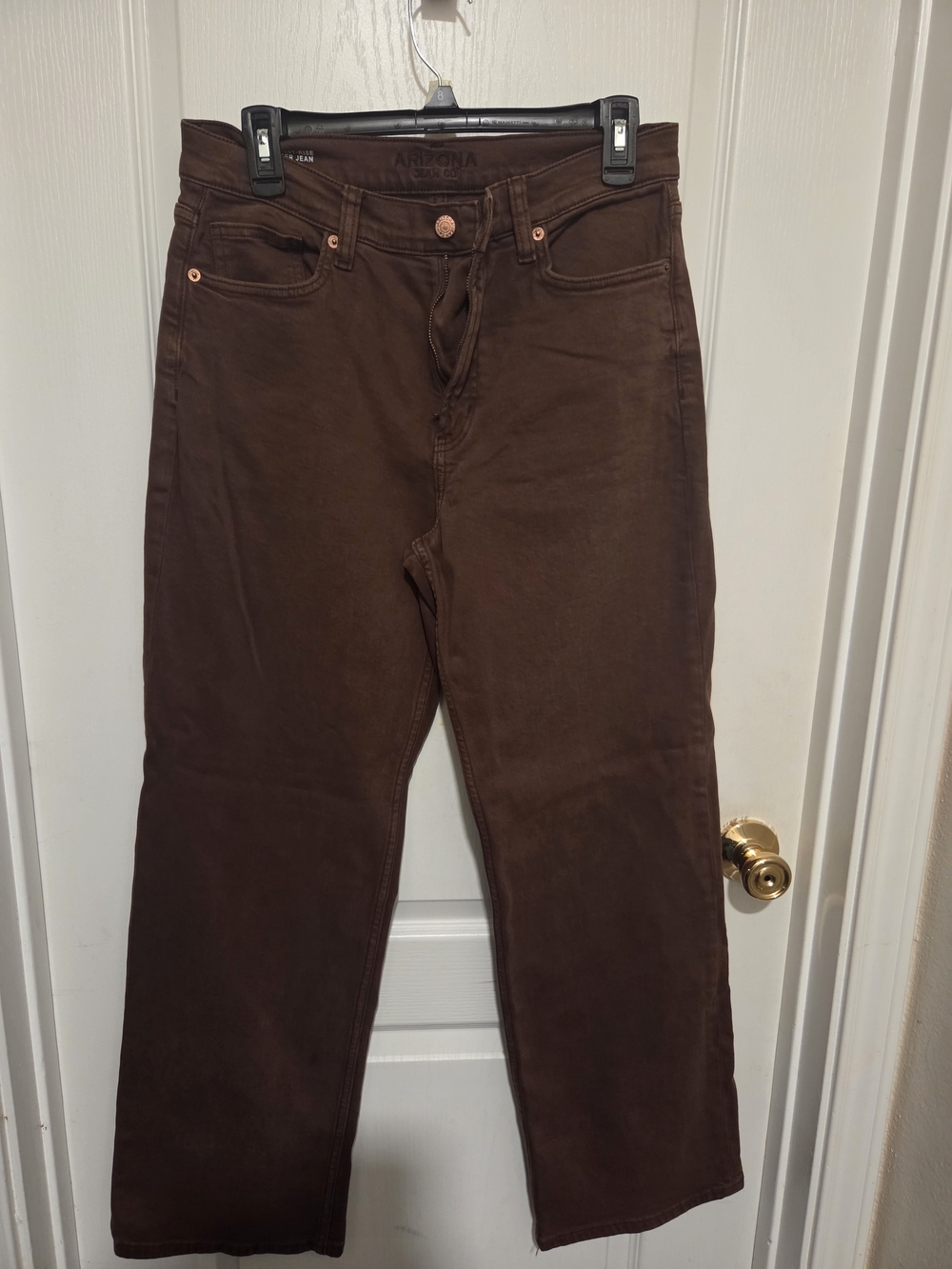 Arizona Jean Company Brown Men’s Straight-Leg Jeans